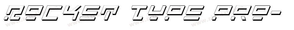 Rocket Type Pro字体转换